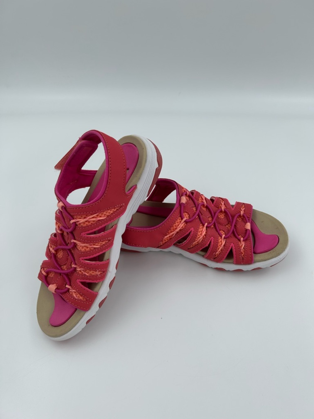 Ryka Women’s Pink Active Sandals - Comfortable Outdoor Walking Shoes 5.5M